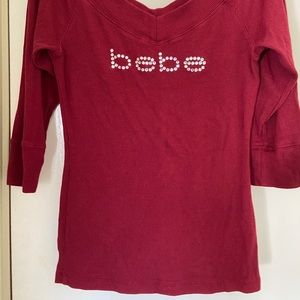 Bebe logo shirt